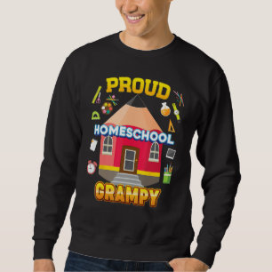 Sudadera Orgulloso Homeschool Grampy Papá Mamá Familia Niño