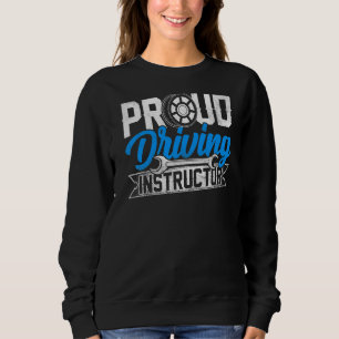Sudadera Orgulloso instructor de manejo de autos dice profe