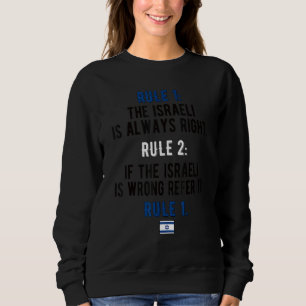 Sudadera Orgulloso Israel gobierna las raíces de Israel