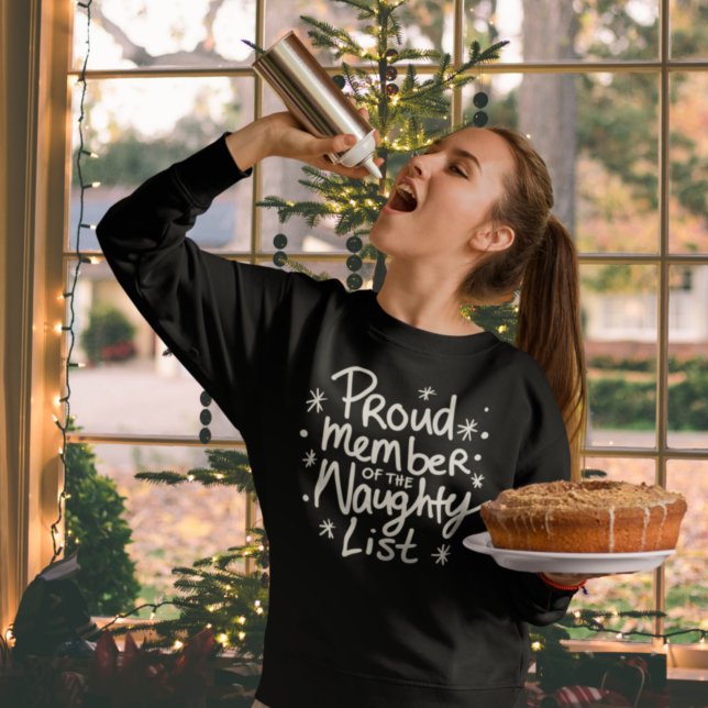 Sudadera Orgulloso miembro de los traviesos Navidades graci (Subido por el creador)