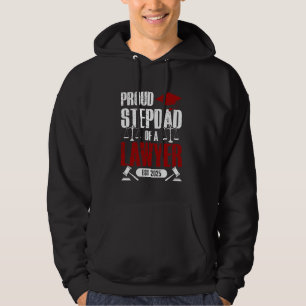 Sudadera Orgulloso Padrastro de un Graduado en Derecho Clas