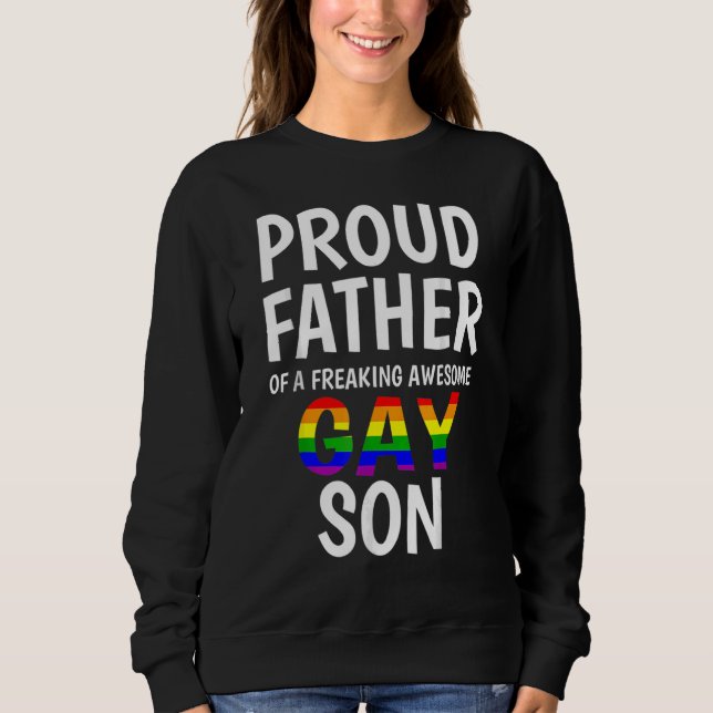 Sudadera Orgulloso Padre De Impresionante Familia Orgullo G (Anverso)