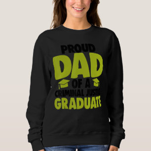 Sudadera Orgulloso padre de mujeres graduadas en justicia p