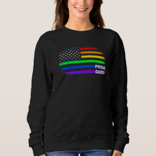 Sudadera Orgulloso padre LGBTQ Orgullo gay Aliado LGBT Arco