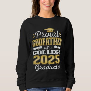 Sudadera Orgulloso Padrino de la Familia de Graduado Univer