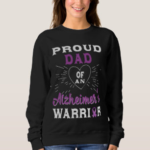 Sudadera Orgulloso Papá De La Conciencia Guerrera De Un Alz