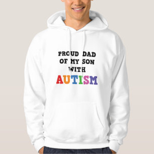 Sudadera Orgulloso Papá De Mi Hijo Con Autismo