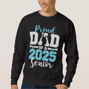 Sudadera Orgulloso papá de un 2025 Senior 25 Graduado de la