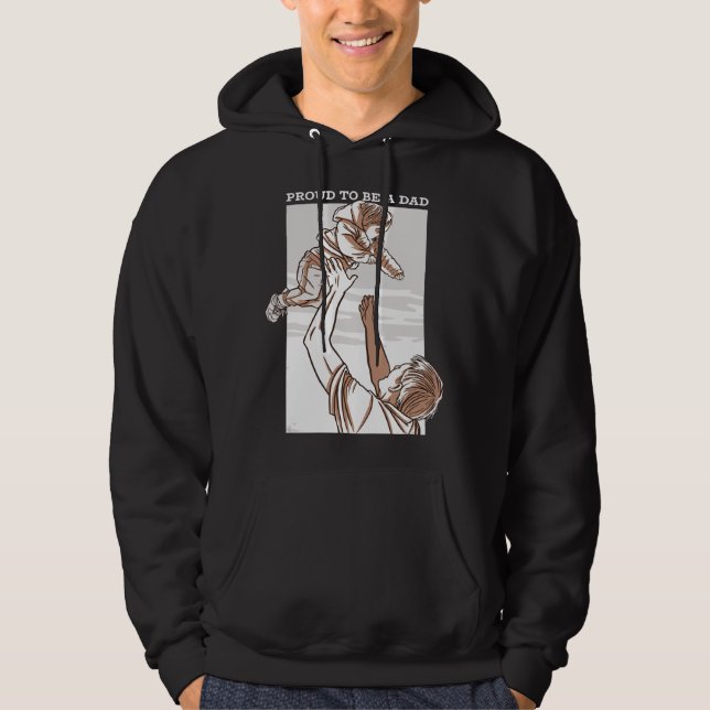 Sudadera Orgulloso Papá Orgulloso De Ser Papá (Anverso)