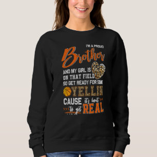 Sudadera Orgulloso partido de la familia de baloncesto Brot
