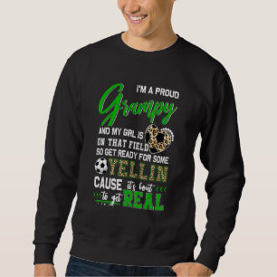 Sudadera Orgulloso partido de la familia del fútbol femenin