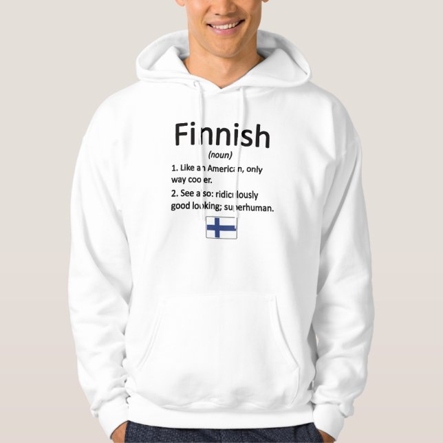 Sudadera Orgulloso patrimonio finlandés de Finlandia (Anverso)