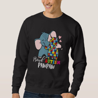 Sudadera Orgulloso Pawpaw Conciencia del Autismo Familia a 