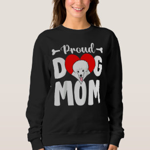 Sudadera Orgulloso perro caniche de mamá Día de Raglan 1