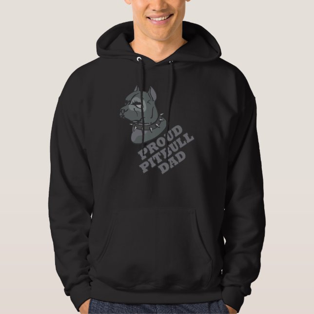 Sudadera Orgulloso Pitbull Dad Guay (Anverso)