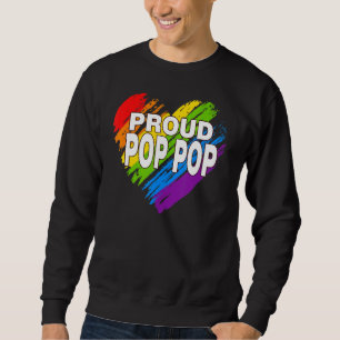 Sudadera Orgulloso Pop Lgbt Bandera Arcoiris Padre Orgullo 