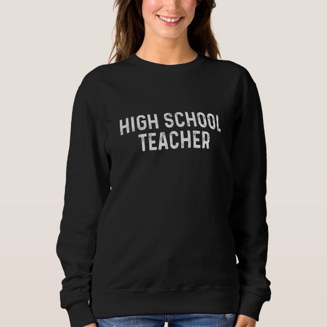 Sudadera Orgulloso profesor de secundaria (Anverso)
