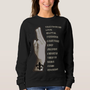 Sudadera Orgulloso saludo retro de camping y senderismo de 