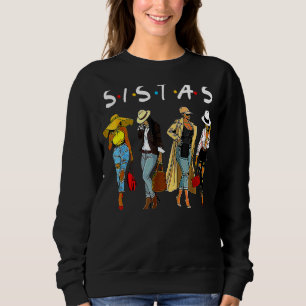 Sudadera Orgulloso Sistas Negros Reina Melanin Afro Amer Af