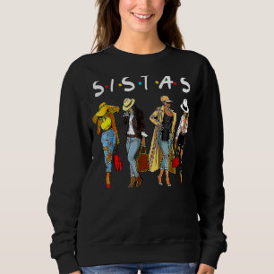 Sudadera Orgulloso Sistas Negros Reina Melanin Afro Amer Af