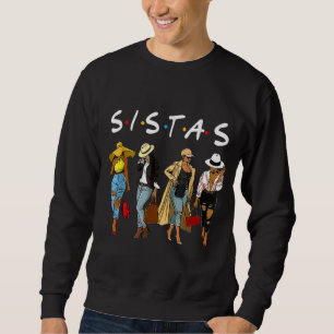 Sudadera Orgulloso Sistas Negros Reina Melanin Afro Amer Af