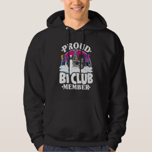 Sudadera Orgulloso socio del Club Bi Opossum Raccoon Bisexu