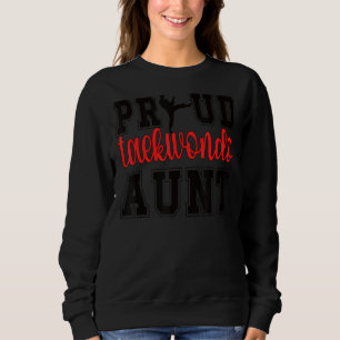 Sudadera Orgulloso Taekwondo A Tía De Una Tía Taekwondo