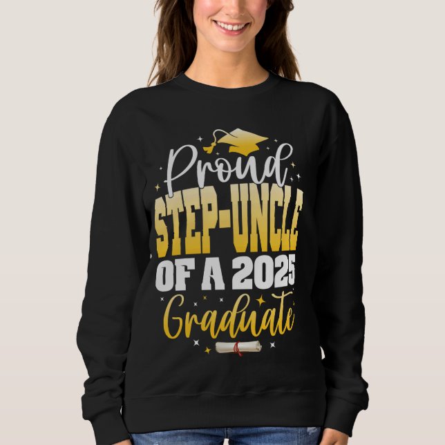 Sudadera Orgulloso tío de paso de una clase de Graduado 202 (Anverso)