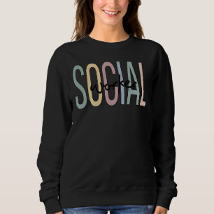 Sudadera Orgulloso trabajador social Boho 1