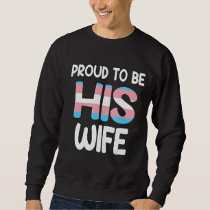 Sudadera Orgulloso Trans Wife Lgbt Orgullo Transgénero Tran