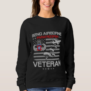 Sudadera Orgulloso veterano de la división aerotransportada