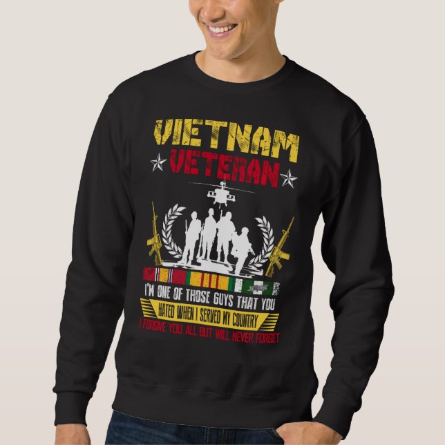 Sudadera Orgulloso veterano de Vietnam (Anverso)