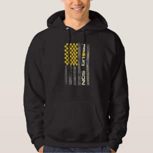 Sudadera Orgullosos hombres banderas norteamericanas deport