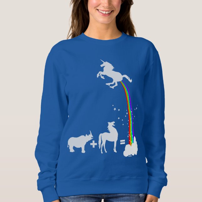 Sudadera Origen del unicornio (Anverso)