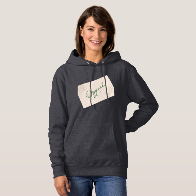 Sudadera Original 1 Dark Grey Women's Pullover Hoodie  (Anverso completo)