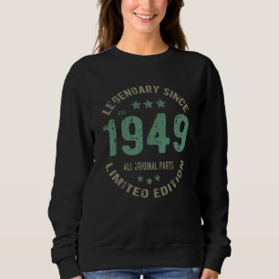 Sudadera Original Desde 1949 Leyenda Vintage Regalo de Cump