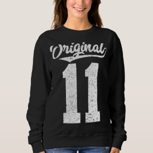 Sudadera Original estilo vintage de su undécimo cumpleaños