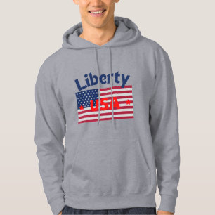 Sudadera Original Liberty USA Flag verdaderos tés clásicos