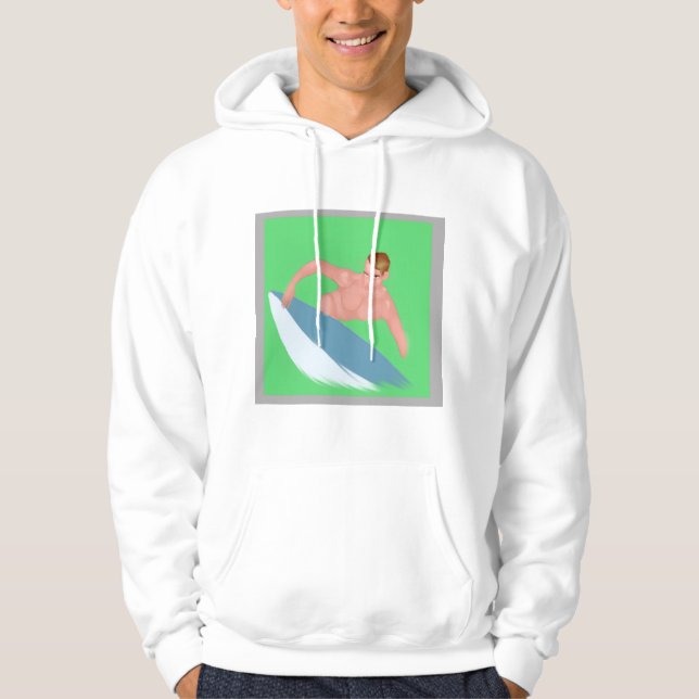 Sudadera Original Watercolor Surf Print Sweatshirt (Anverso)