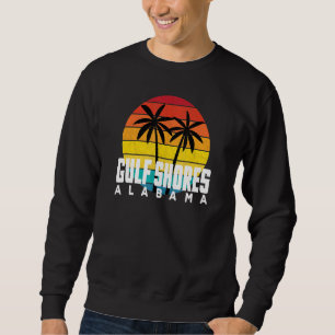 Sudadera Orillas del Golfo Vintage AL Sol Redondo Retro Est