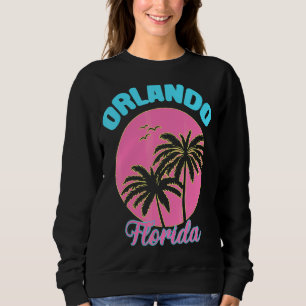 Sudadera Orlando Florida Summer Beach Trip Palm Tree Friend