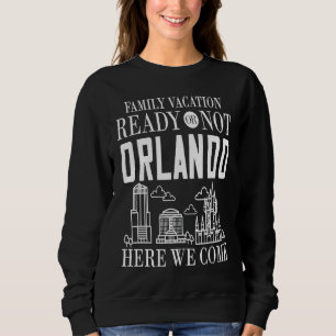 Sudadera Orlando Florida viaje urbano mapa del horizonte vi