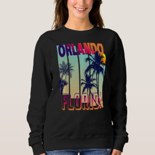 Sudadera Orlando Retro Vintage Style Palm Tree