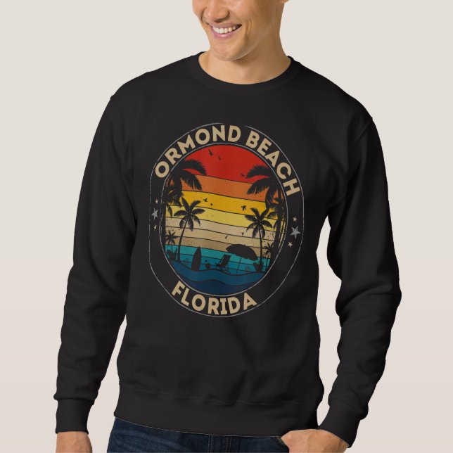 Sudadera Ormond Beach Souvenir Florida Recordatorio (Anverso)