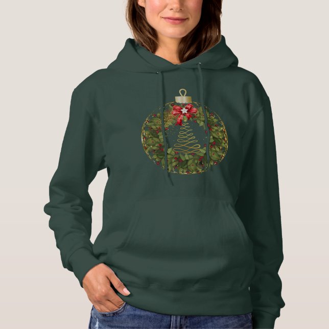 Sudadera Ornamento de Navidad (Anverso)