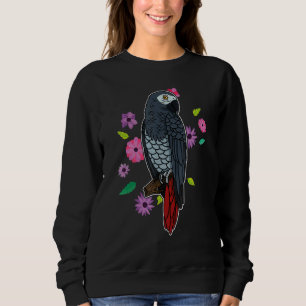 Sudadera Ornitólogo biólogo de loros grises africano Birdw