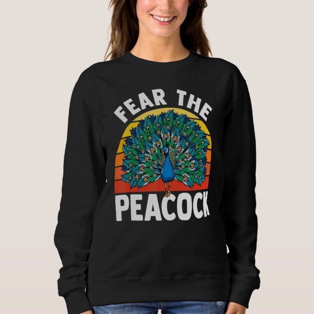 Sudadera Ornitólogo Profesional Zookeeper Peacock (Anverso)