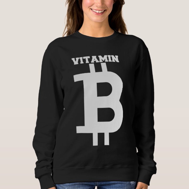 Sudadera Oro De Bitcoins Para El Minero De Cripto De Bitcoi (Anverso)