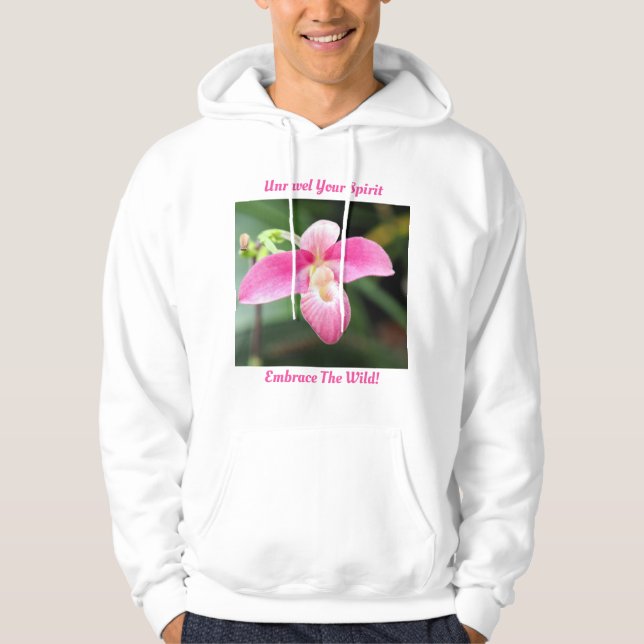 Sudadera Orquídea Rosa (Anverso)