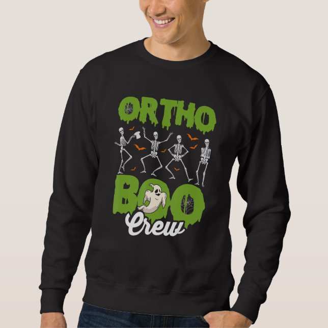 Sudadera Ortho Squad Spooky Ortho Orthopedic Halloween Boo  (Anverso)